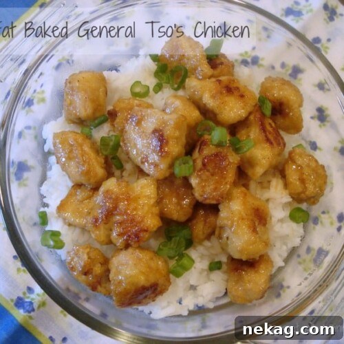 Low-Fat Baked General Tso's Chicken