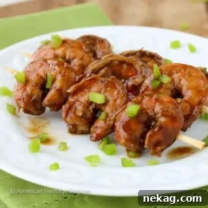 Spicy Barbecue Beer Shrimp White Plate