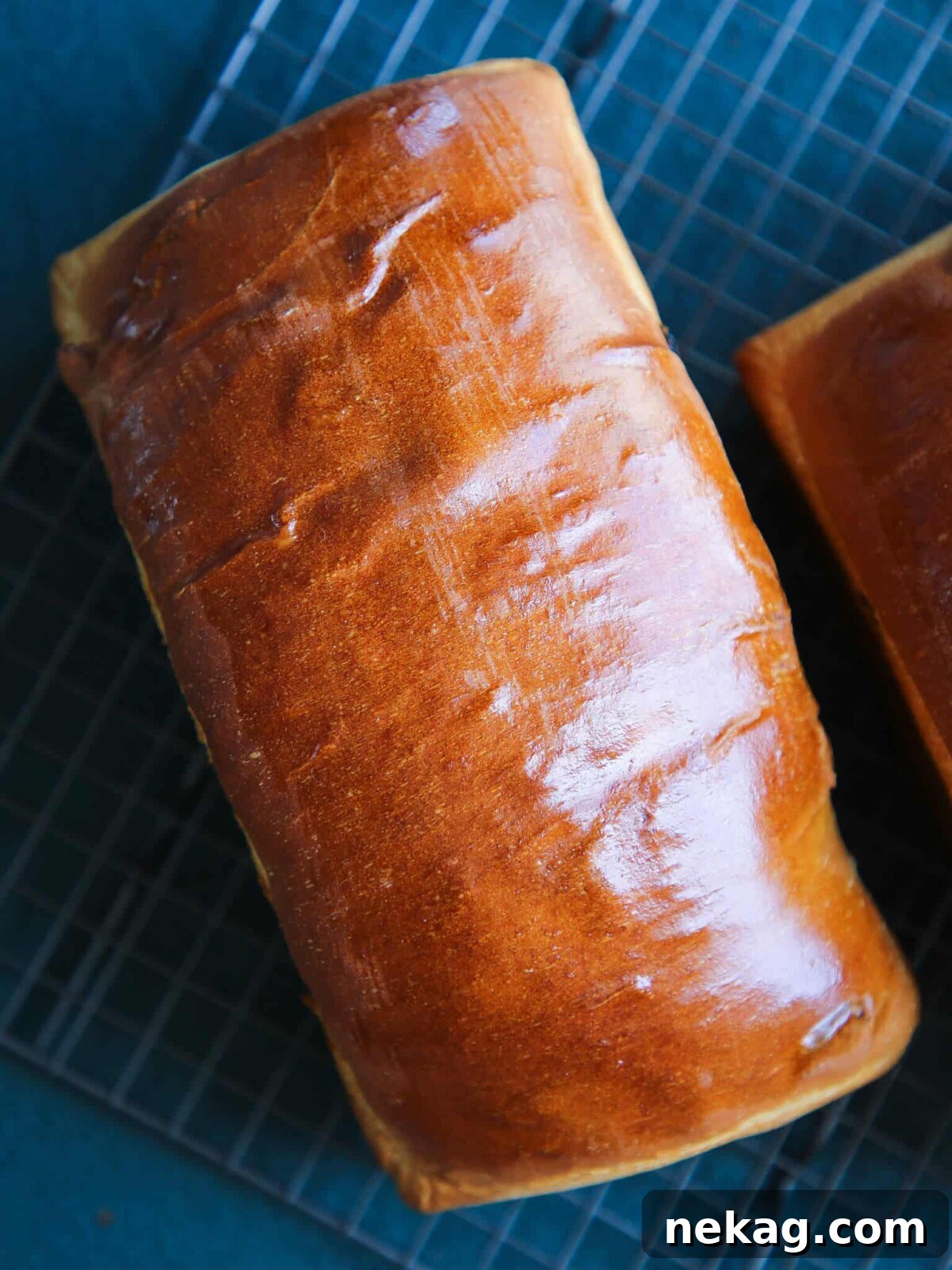 Old Fashioned Raisin Bread Loaf unsliced.