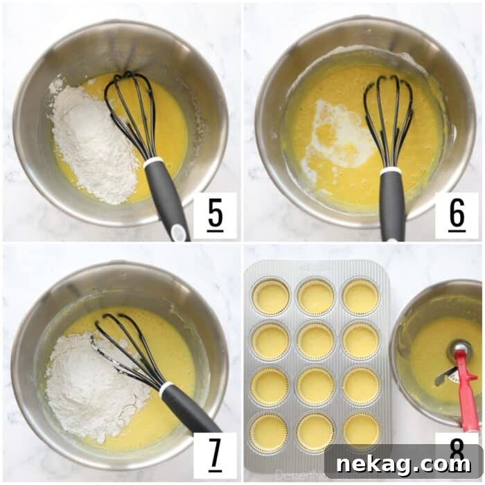 Sunshine Strawberry Lemonade Cupcakes 8 Additional steps to make lemonade cupcakes.