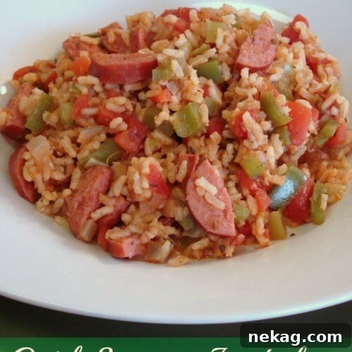 One-Pan Speedy Sausage Jambalaya 4 Quick Sausage Jambalaya Ready to Serve