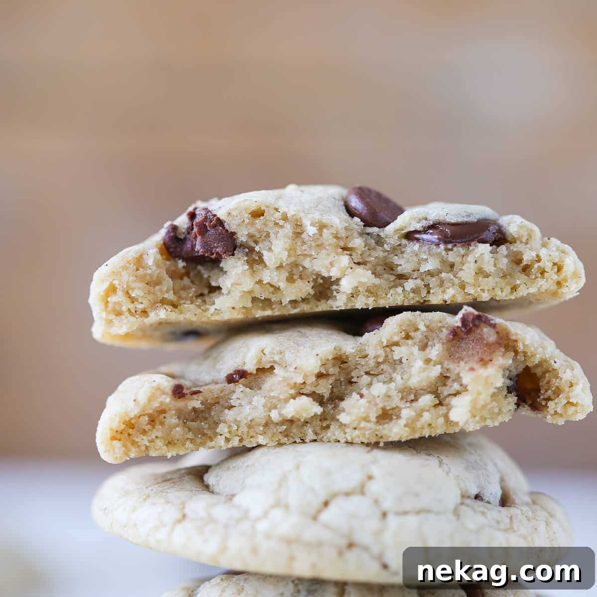 Nutty Brown Butter Chocolate Chip Perfection 5 Brown Butter Cream Cheese Chocolate Chip Cookies interior.