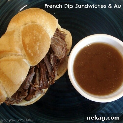 French Dip Sandwiches & Au Jus