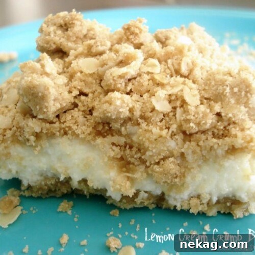 Lemon Cream Crumb Bars Recipe