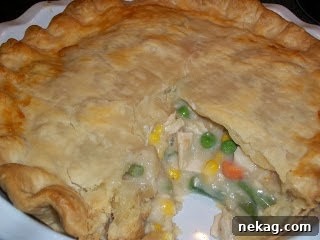 Turkey Pot Pie, a classic comfort food for leftovers