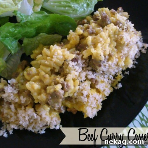 Hearty Beef Curry Casserole