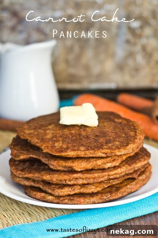Healthy Carrot Cake Pancakes - Grain-Free Breakfast Idea