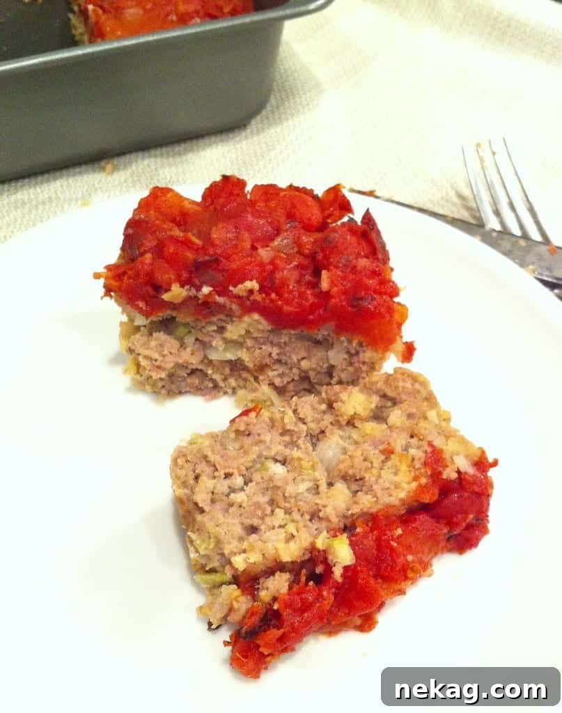 Bayou Stuffed Peppers with Zesty Tomato 5 A delicious impromptu meatloaf made from leftover stuffing.