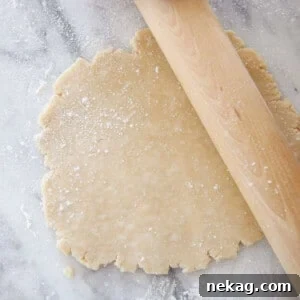 Crisco pie dough rolled on marble.