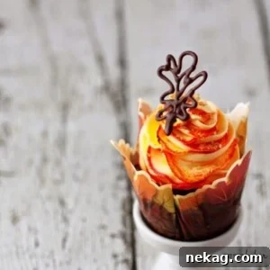 Chocolate Fall Leaf Cupcakes with yellow and orange frosting