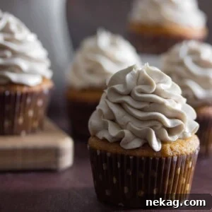 Sweet Potato Cupcakes with Maple Marshmallow Frosting