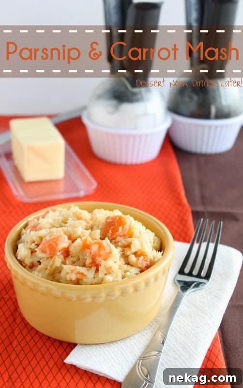 Silky Parsnip and Carrot Puree 2 Vibrant Parsnip and Carrot Mash ready to be served for Thanksgiving