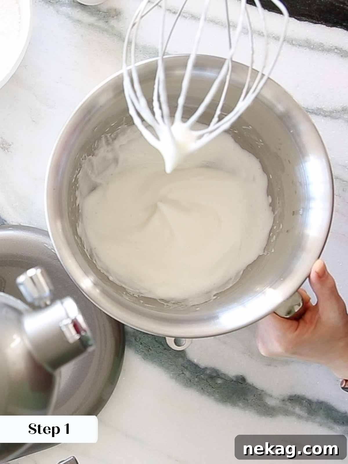 Flawless Royal Icing Made Easy with Meringue Powder 7 perfect stiff peaks for royal icing.