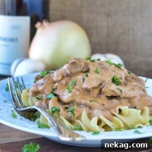 Beef Stroganoff Featured