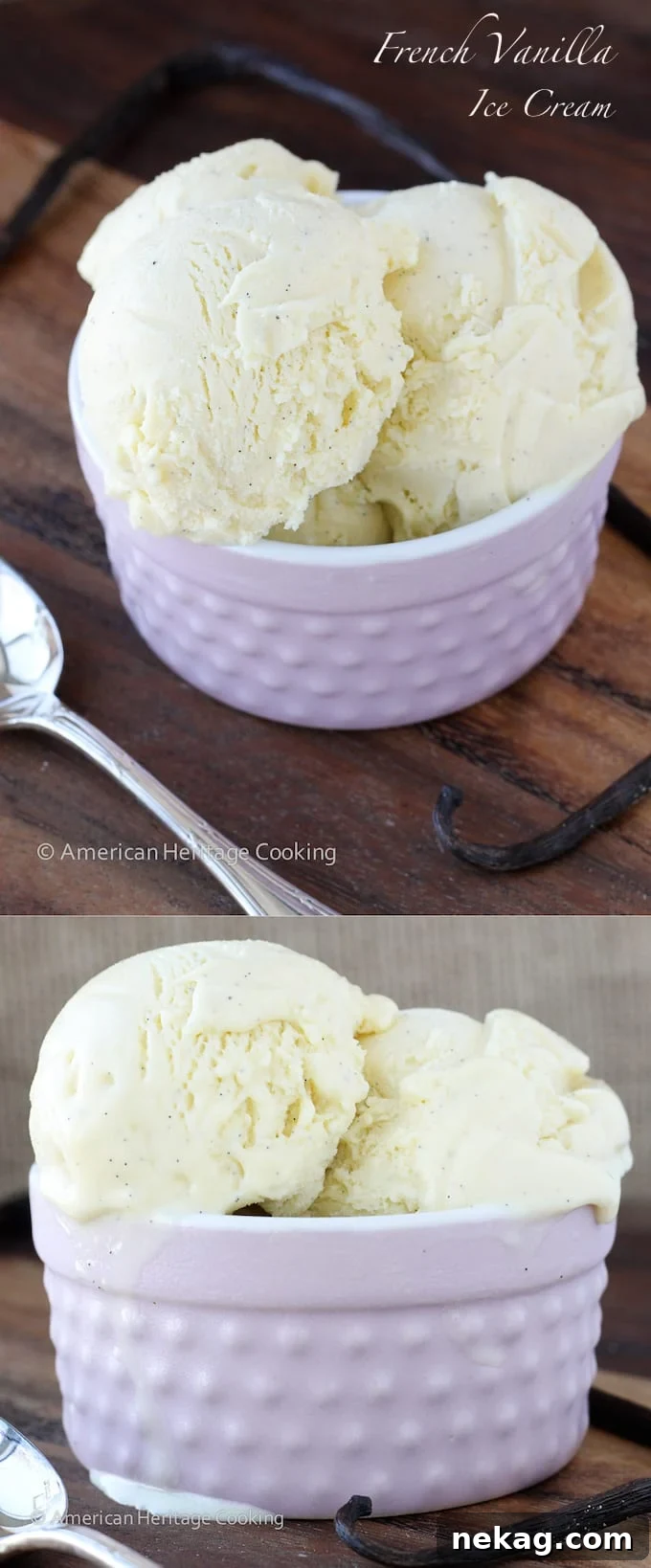 Velvet Vanilla Bean Indulgence 7 A recipe for a classic French Vanilla Ice Cream that is bursting with vanilla flavor!