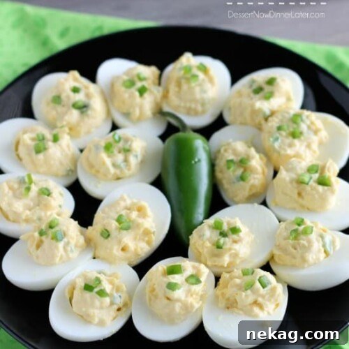 MIRACLE WHIP Spicy Deviled Eggs - a flavorful appetizer.