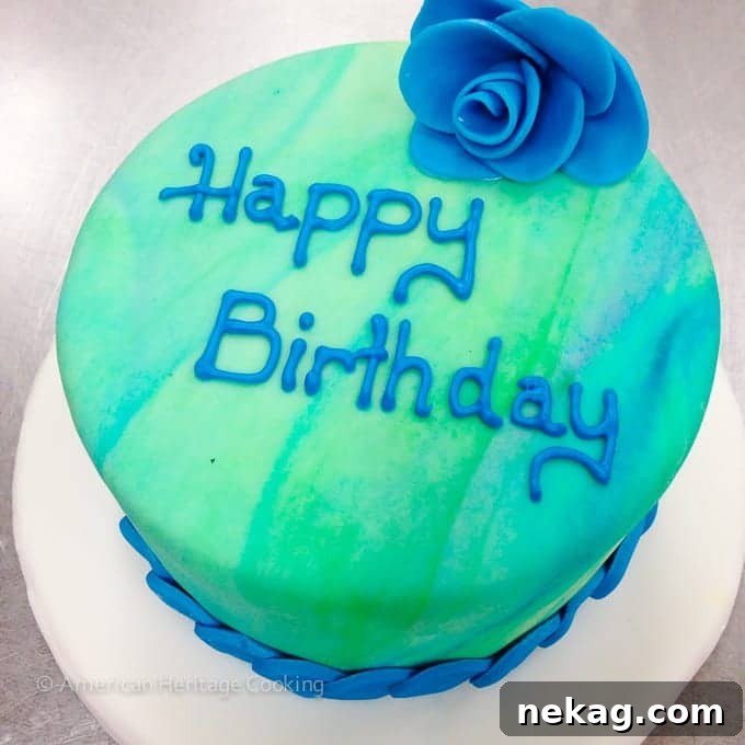 Culinary School Update Part 3: Happy Birthday Cake with Detailed Piping