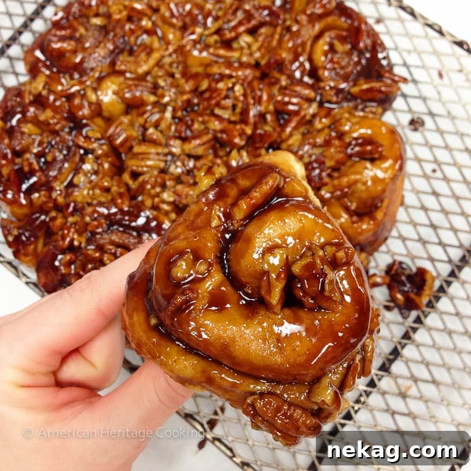 Culinary School Update Part 3: Pecan Sticky Buns with Caramel Topping