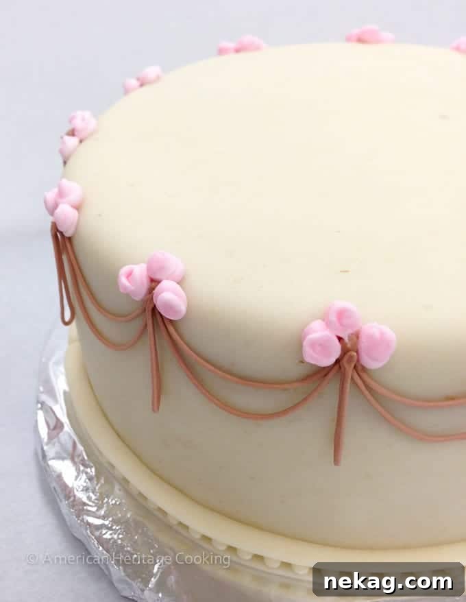 Culinary School Update Part 3: Chocolate Caramel Roulade Cake, elegantly decorated