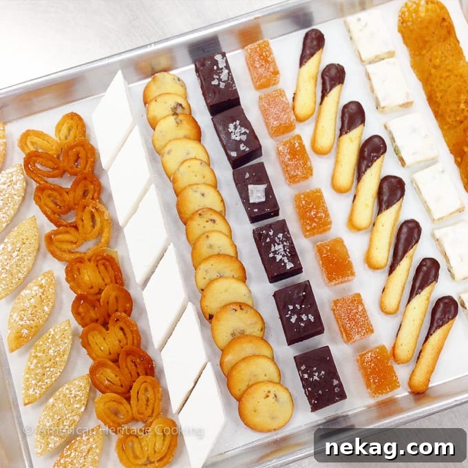 Culinary School Update Part 3: Petits Four Tray showcasing various intricate pastries