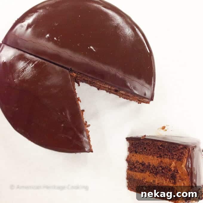 Culinary School Update Part 3: Chocolate Ganache Cake