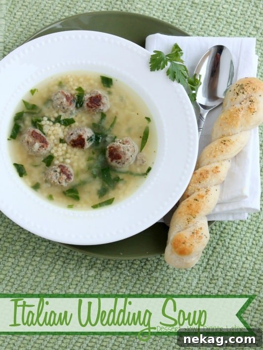 Grandma's Italian Wedding Soup 2 Hearty Italian Wedding Soup with Mini Meatballs