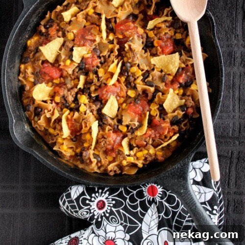 Nacho Supreme Skillet Pasta