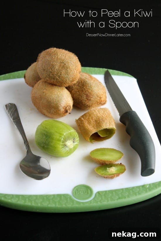 Spoon Magic: Flawless Kiwi Peeling 2 How to Peel a Kiwi with a Spoon Easily - Featured Image