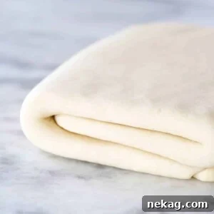 Inverse Puff Pastry close up detail