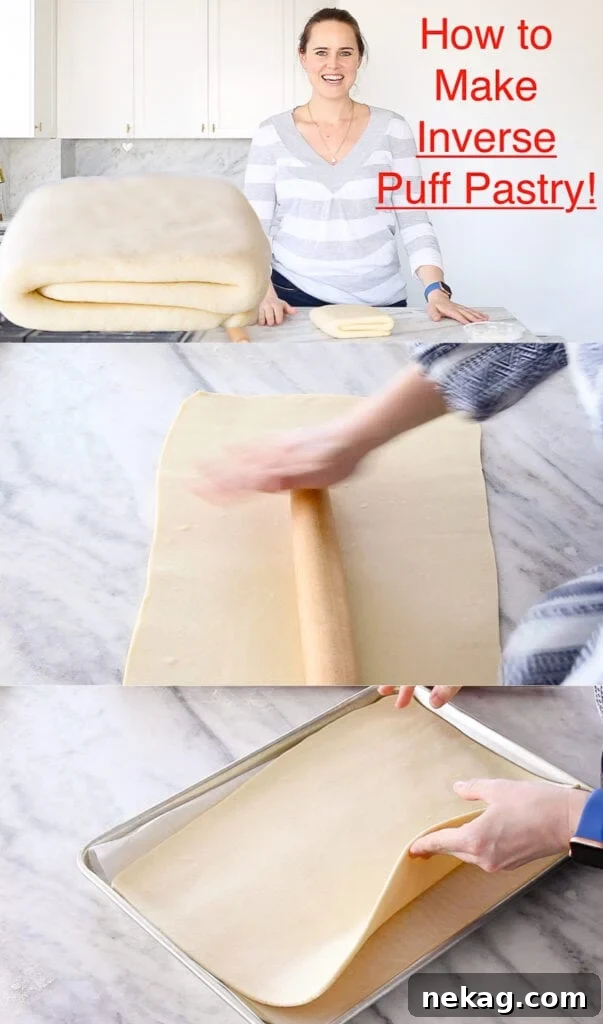 Learn how to make inverse puff pastry from scratch with an easy to follow video tutorial! My inverse puff pastry makes the flakiest, most buttery pastry imaginable. The results will be better than store-bought!