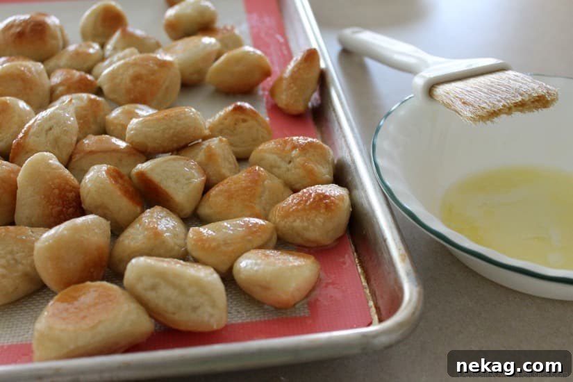 Sweet Cinnamon and Savory Garlic Parmesan Pretzel Bites 8 A vibrant selection of Pretzel Bites, some savory and some sweet, artistically arranged to highlight their appeal.