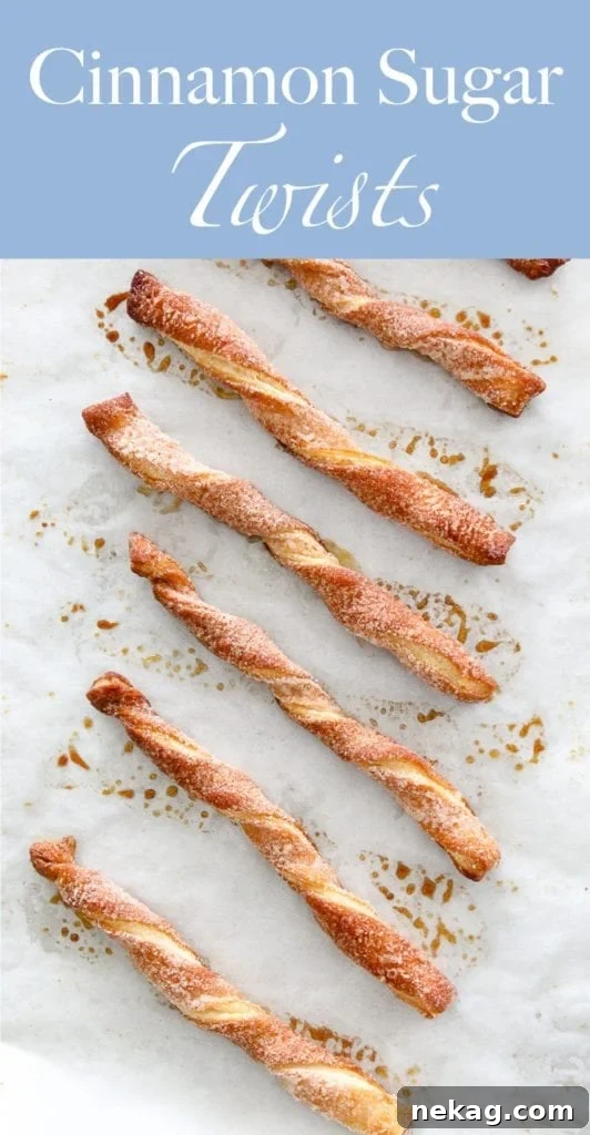 Assorted Cinnamon Sugar Twists arranged neatly on a serving platter