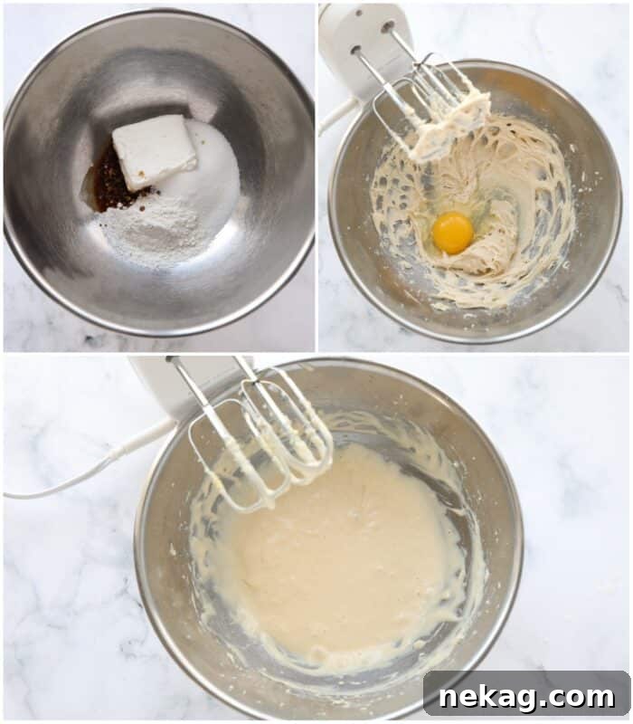 Swirled Pumpkin Cream Cheese Bread 8 Steps to make cream cheese filling.
