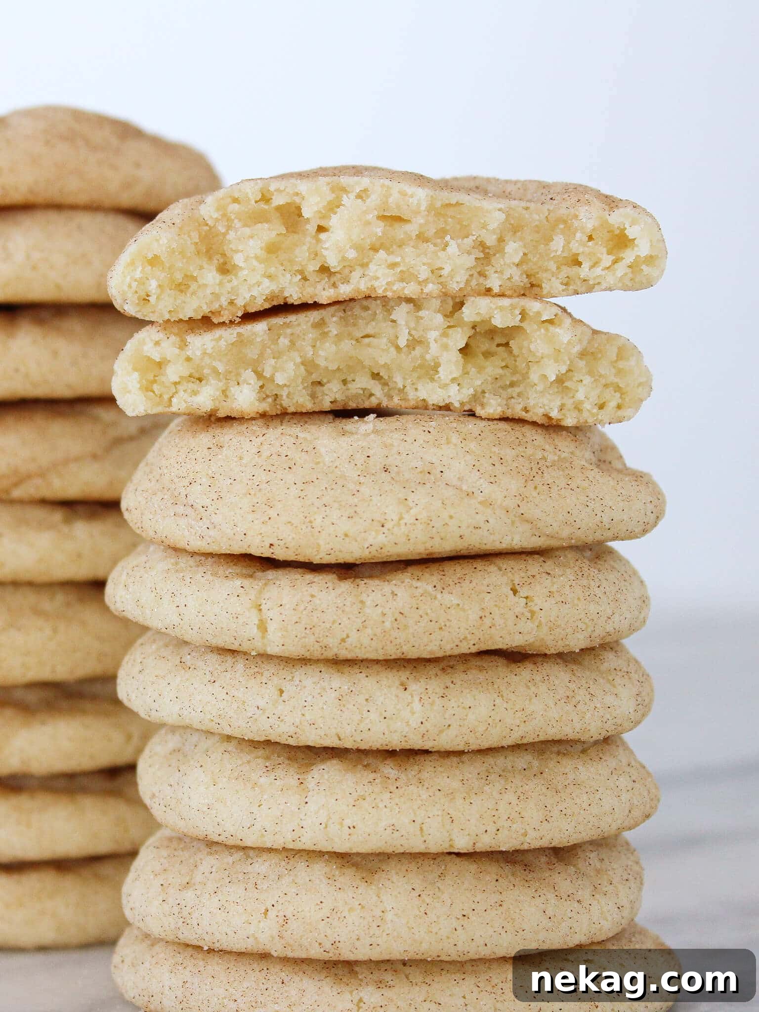 Irresistible Snickerdoodle Delights 2 The best Snickerdoodle Cookie tall stack.