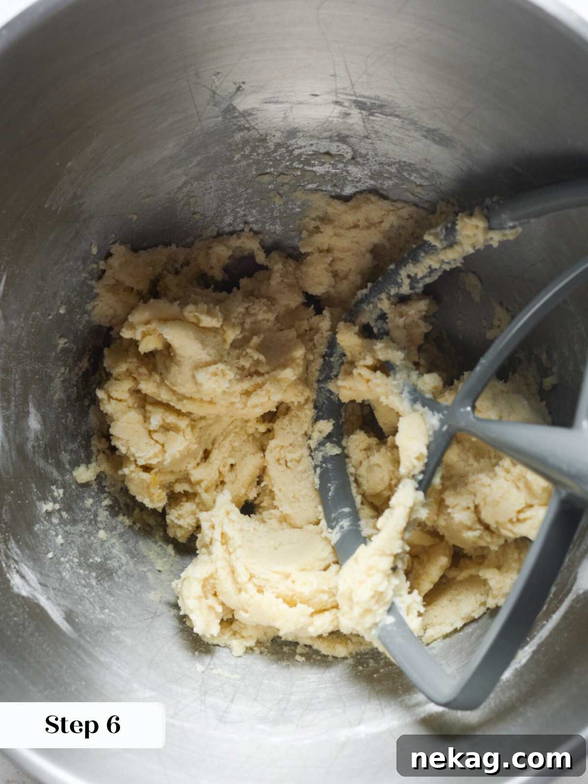 Irresistible Snickerdoodle Delights 8 snickerdoodle dough fully mixed.