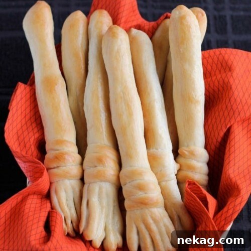 Witch's Broomstick Breadsticks