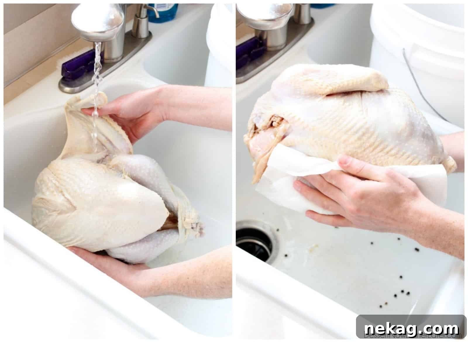 Our favorite Apple and Herb Turkey Brine with step-by-step photos on how to brine and cook a turkey to juicy perfection! From DessertNowDinnerLater.com