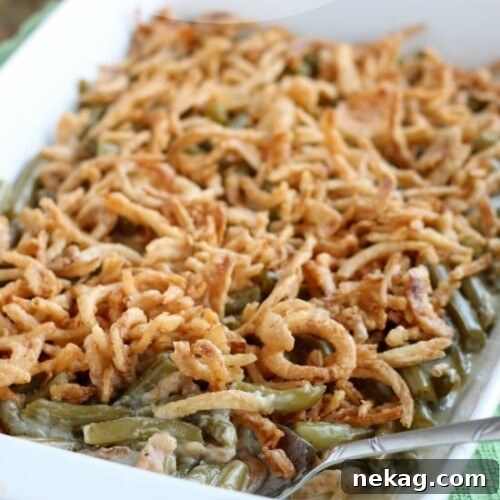 Homemade Green Bean Casserole with no cream soup