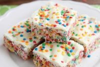 Colorful Rainbow Krispie Treats Recipe for Parties and Kids