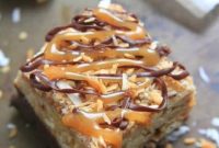 Samoa Oatmeal Cookie Bars Recipe — Caramel, Chocolate & Coconut