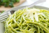 Creamy Pesto Alfredo Fettuccine Recipe for Restaurant-Style Pasta