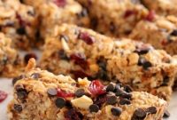 Chocolate Peanut Butter Trail Mix Granola Bars — High-Energy Snack