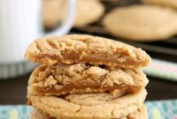 Thick Chewy Peanut Butter Cookies Recipe (Video)