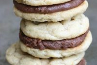 Peanut Butter Sandwich Cookies with Fudge Frosting Recipe