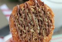 Crispy Oatmeal Lace Florentine Cookies Recipe