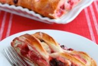Chocolate Cherry Cream Braid Recipe — Decadent Layered Pastry