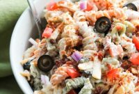 Creamy Bacon Ranch Pasta Salad Recipe for Summer Potlucks