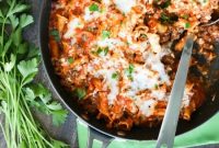 Skillet Lasagna Recipe with Video: Quick One-Pan Dinner