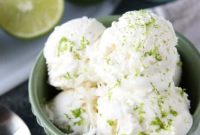 Coconut Lime Ice Cream Recipe with Video Tutorial