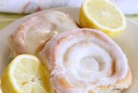 Sticky Lemon Rolls with Zesty Glaze: Irresistible Citrus Pastry